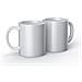 2 Tazze In Ceramica Bianca Da Personalizzare 340 Ml - Cricut - Foto miniatura 1