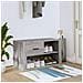 Scarpiera Grigio Sonoma 80x35x45 Cm In Legno Multistrato - Foto miniatura 1