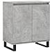 Credenza Grigio Cemento 60x35x70 Cm In Legno Multistrato - Foto miniatura 2