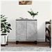 Credenza Grigio Cemento 60x35x70 Cm In Legno Multistrato - Foto miniatura 1