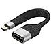 Cavo Corto Piatto Usb-c Maschio A Hdmi Femmina Fpc 13,6 Cm - Foto miniatura 1
