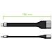 Cavo Corto Piatto Usb-c Maschio A Hdmi Femmina Fpc 13,6 Cm - Foto miniatura 3