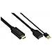 Alcasa Hdmi-ad22 Cavo E Adattatore Video 0,3 M Hdmi Tipo A (standard) Displayport Nero - Foto miniatura 1