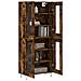 Credenza Rovere Fumo 69,5x34x180 Cm In Legno Multistrato - Foto miniatura 3