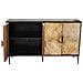 Mobile Credenza Madia Da Interno Soggiorno In Legno E Metallo Con 4 Ante Linea Classic - Foto miniatura 5
