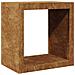 Rastrelliera Per Legna 60x40x60 Cm In Acciaio Corten - Foto miniatura 1