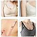 6 Pcs Tracolla Regolabile Per Reggiseno Allattamento Beige - Foto miniatura 3