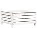 Set Salotto da Giardino 4 pz Bianco in Legno Massello di Pino - Foto miniatura 8