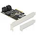 Scheda SATA PCI Express x4 a 5 Porte Fattore di Forma a Basso Profilo - Foto miniatura 5