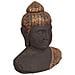 Accessorio Decorativo Buddha Carum Ceramica Nero - Foto miniatura 3