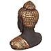 Accessorio Decorativo Buddha Carum Ceramica Nero - Foto miniatura 4