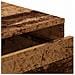 Cassettiera Angolare Legno Antico 60x41x76 cm Legno Multistrato - Foto miniatura 5