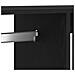 Armadio Rovere Rovere Nero 80x40x110 cm in Legno Multistrato - Foto miniatura 3