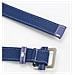 Cintura Oxford Da Donna Con Fibbia Quadrata - Cintura Spessa E Morbida Regolabile Darkblue - Foto miniatura 3