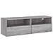 Mobile Tv A Parete Grigio Sonoma 100x30x30 Cm Legno Multistrato - Foto miniatura 2