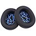 Cuscinetti Auricolari Per Steelseries Arctis 3/5/7 Black+blue - Foto miniatura 1
