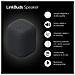 LinkBuds Speaker - Altoparlante Portatile Wireless Bluetooth, IPX4, resistente all'acqua, batteria da 12 ore, qualità delle chiamate nitide, per esterni, da viaggio - Black - Foto miniatura 2