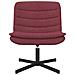 Sedia Girevole Rosso Vino Tessuto Standard Ergonomica - Foto miniatura 4