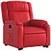 Poltrona Alzapersona Reclinabile Rosso in Similpelle - Foto miniatura 4