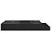 Struttura letto con contenitore con cassetto Rovere Nero 140 cm - Foto miniatura 9