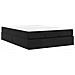 Struttura letto con materasso Nero 140 x 200 cm Pelle sintetica - Foto miniatura 1