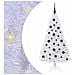 Albero di Natale artificiale Bianco 150 cm PVC e Acciaio - Foto miniatura 1