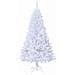 Albero di Natale artificiale Bianco 150 cm PVC e Acciaio - Foto miniatura 5