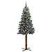 Albero di Natale snodato con 300 LED con supporto Verde 180 cm - Foto miniatura 3