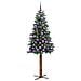 Albero di Natale snodato con 300 LED con supporto Verde 180 cm - Foto miniatura 4