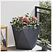 Fioriera Antracite 50 x 50 x 50 cm Acciaio - Foto miniatura 2
