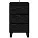 Credenza con cassetto Rovere nero Legno multistrato - Foto miniatura 6