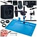 Set Microscopio Digitale Earth Pro Mcep-0.5x + Camera Gemini Pro Kmgp-usb-hdmi 16mp + Tappetino Silicone 480x320mm - Alta Qualità Immagine, Resistenza Temperatura, Uso Professionale - Foto miniatura 1