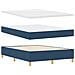 Letto a molle con materasso Blu 160 x 200 cm Tessuto - Foto miniatura 5