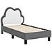 Struttura letto per bambini con testata Grigio chiaro PU - Foto miniatura 4