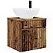 Mobile lavabo da parete Legno antico 49 x 44,5 x 66,5 cm - Foto miniatura 1