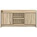 Mobile TV 102 x 33 x 47 cm Rovere Sonoma Legno ingegnerizzato - Foto miniatura 4