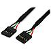 Cavo interno USB IDC 5 pin collettore scheda madre 60 cm - F / F - Foto miniatura 1