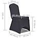 Fodera Elastica Per Sedie 6 Pz. Antracite - Foto miniatura 5