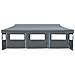 Tenda Pieghevole Pop-up Con 5 Pareti Laterali 3x9 M Antracite - Foto miniatura 4