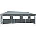 Tenda Pieghevole Pop-up Con 5 Pareti Laterali 3x9 M Antracite - Foto miniatura 1