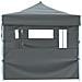 Tenda Pieghevole Pop-up Con 5 Pareti Laterali 3x9 M Antracite - Foto miniatura 10