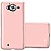 Custodia Compatibile Con Nokia Lumia 950 In Oro Rosa Metallico - Coperchio Protettivo In Silicone Tpu Flessibile - Foto miniatura 1