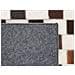 Tappeto In Pelle Beige E Marrone 140 X 200 Cm Kayabey - Foto miniatura 5