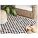 Tappeto In Pelle Beige E Marrone 140 X 200 Cm Kayabey - Foto miniatura 7