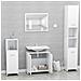 Set Mobili da Bagno Bianco in Legno Multistrato - Foto miniatura 4