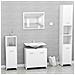 Set Mobili da Bagno Bianco in Legno Multistrato - Foto miniatura 10