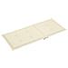 Cuscini per Sedie da Giardino 6 pz Crema 120x50x4 cm - Foto miniatura 2