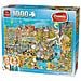 Jigsaw Puzzle Amsterdam 's Day 1000 Pezzi - Foto miniatura 1