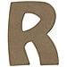 Lettera Maiuscola R In Legno Mdf Per La Decorazione - 8 Cm - Foto miniatura 1