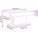 Tavolino Da Salotto Grigio Sonoma 96x50x45 Cm Legno Multistrato - Foto miniatura 6